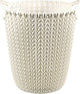 Curver knit papiermand - 7l - vintage wit