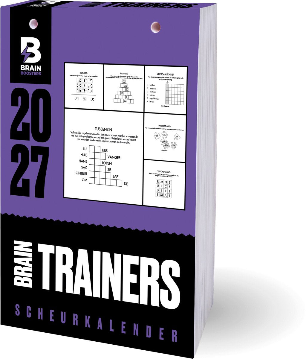 Brainbooster braintrainers scheurkalender - 2027