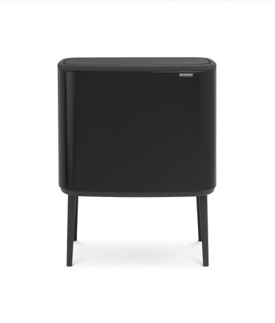 Pattumiera Brabantia bo touch bin - 36 litri - 1 scomparto - nero opaco