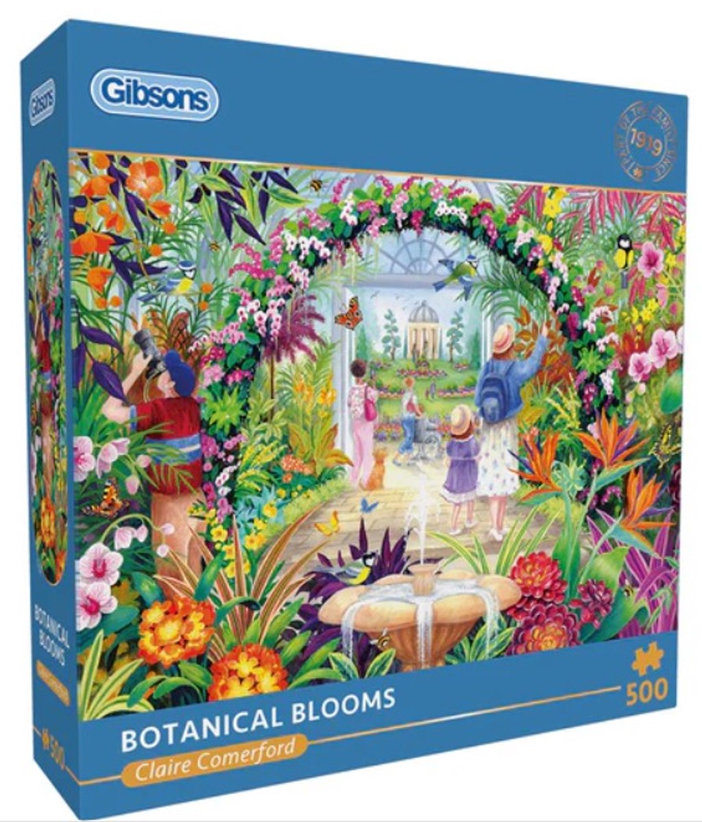 Gibsons - fioriture botaniche (di Claire Comerford) - 500 pezzi 48×34 cm (l×a) - puzzle per adulti