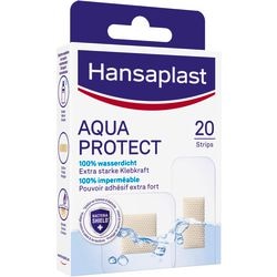 Tiras de yeso hansaplast aqua protect impermeables 20 piezas