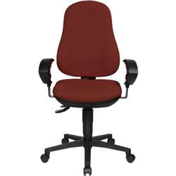 Sedia da ufficio topstar point 70 bordeaux