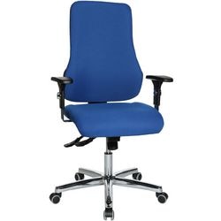 Silla de oficina topstar sitness 55 mecanismo síncrono azul