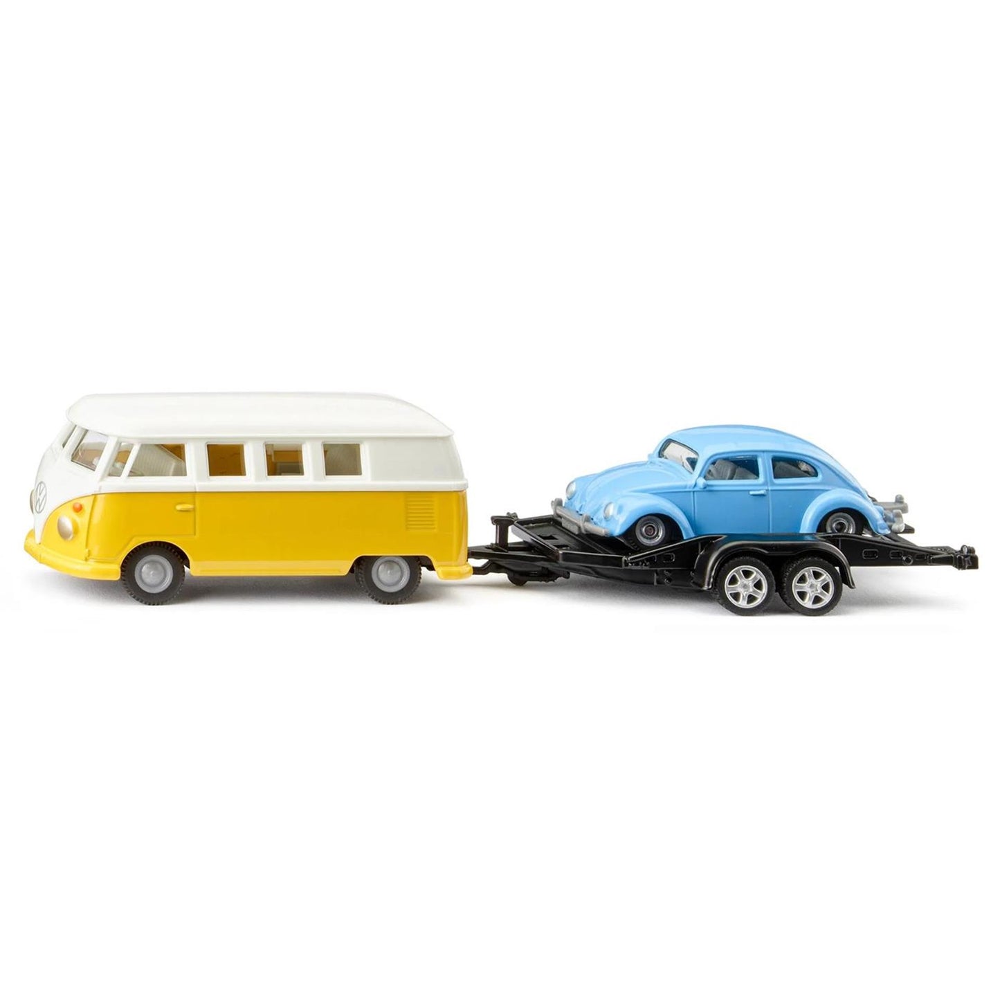Camper Siku VW T1 con remolque y escarabajo