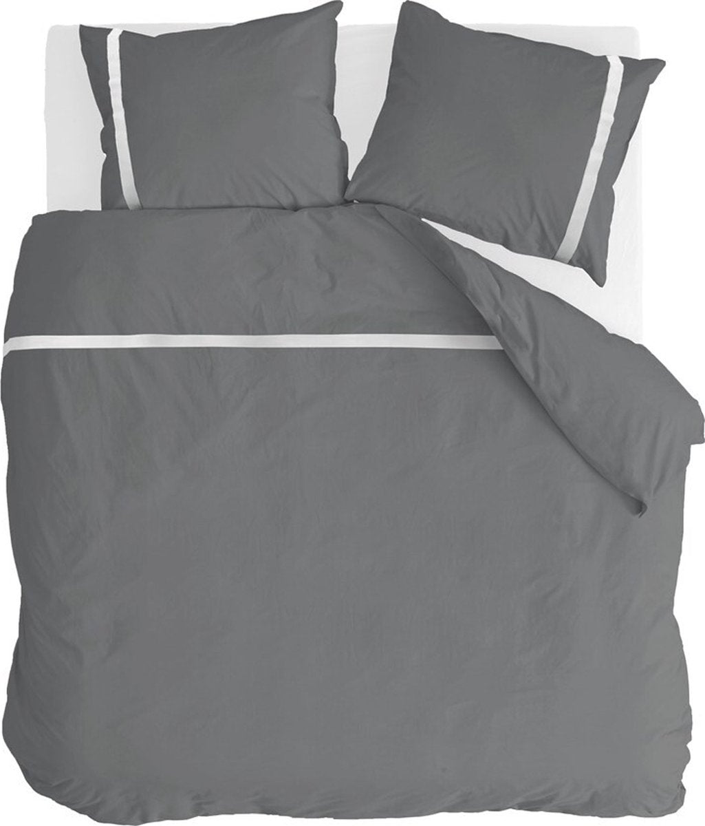 Copripiumino Walra chic senza tempo - 240x220 - 100% cotone (bci) - antracite