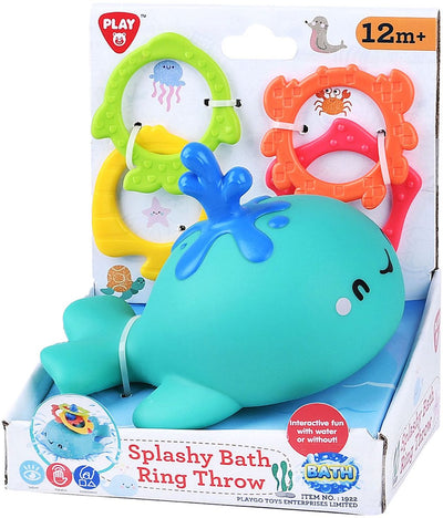 Playgo play badspeelgoed walvis ring werpen set - interactief waterspel.