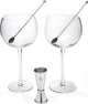 Leopold vienna - gin tonic glazen + barmaatje + cocktaillepels - giftset moederdag vaderdag g t