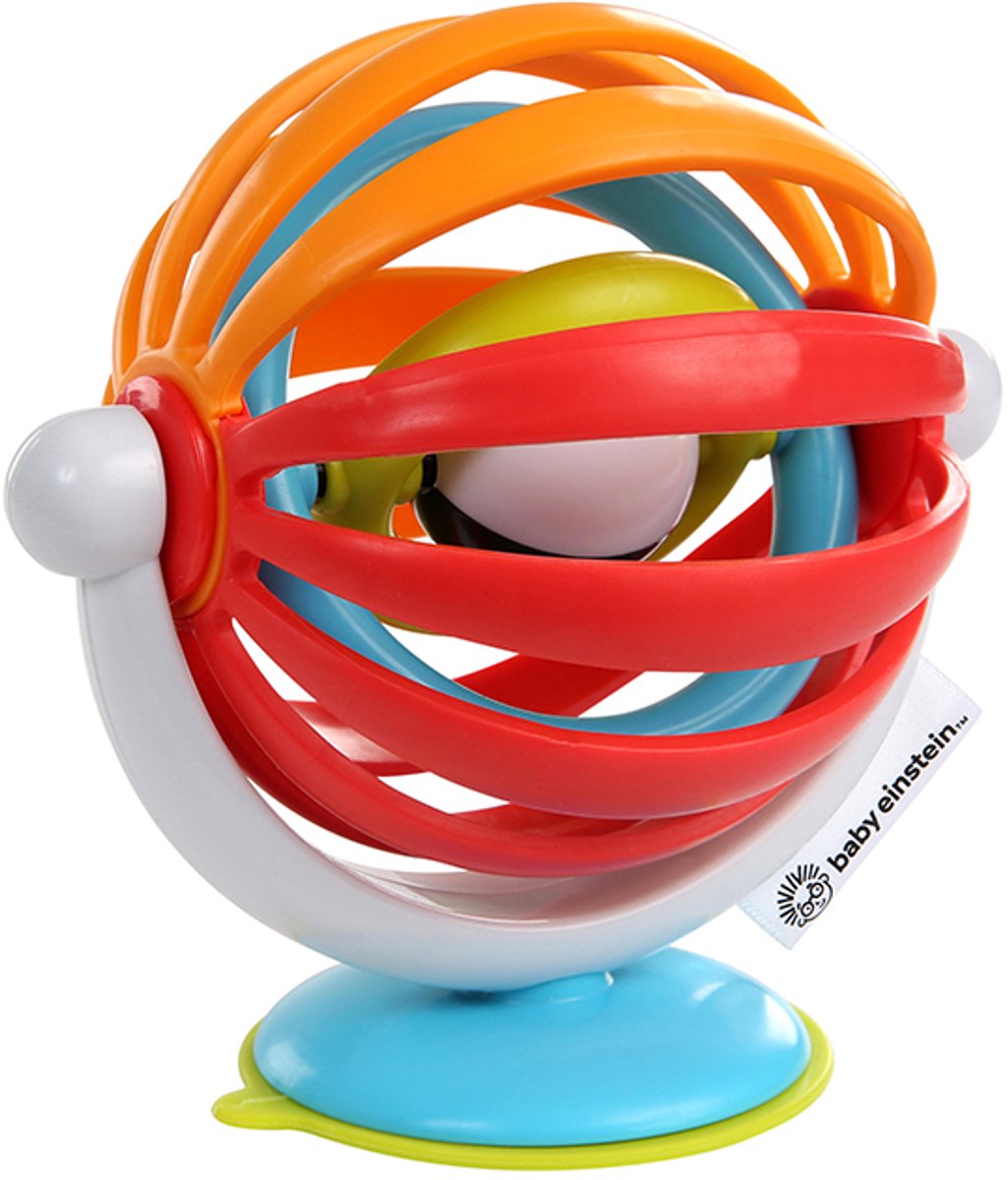 Baby einstein baby sonaglio ventosa sticky spinner - - da 3 mesi