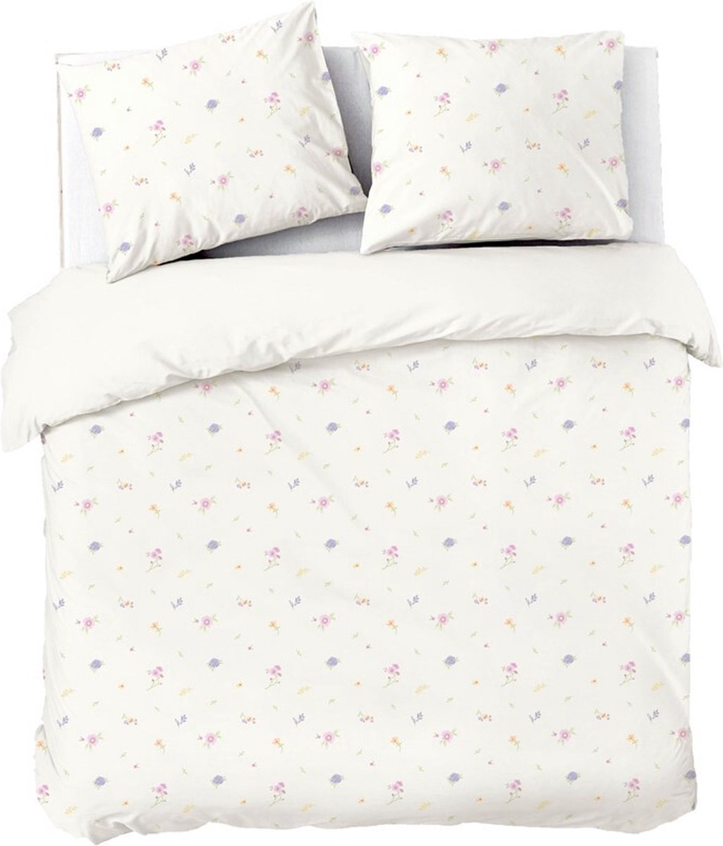 Copripiumino Dindi home Forever Spring - 200x220 - 100% cotone - bianco