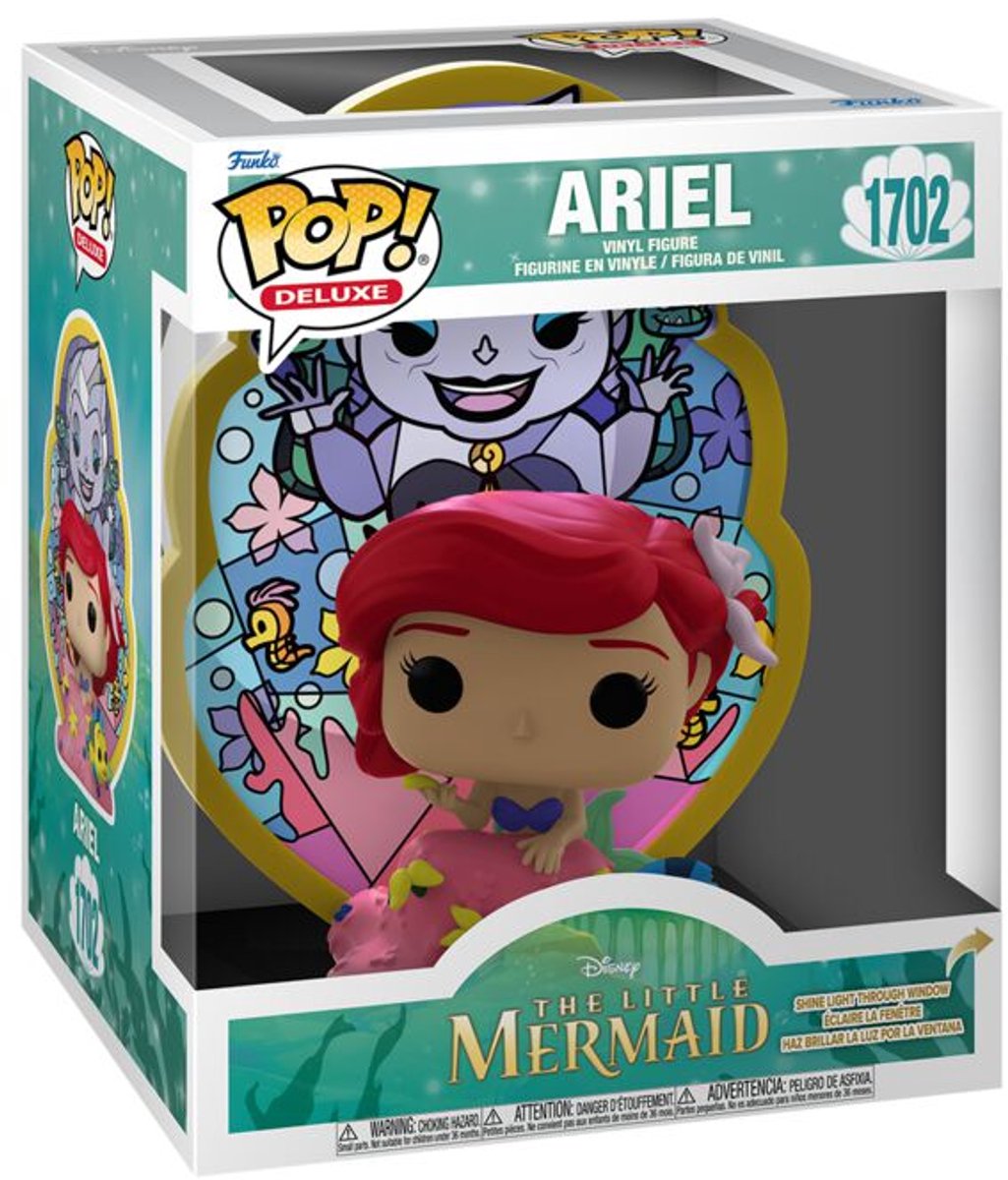 Biancaneve sirenetta Ariel (pop! Deluxe) figura in vinile 1702 unisex funko pop! - multicolore - standard