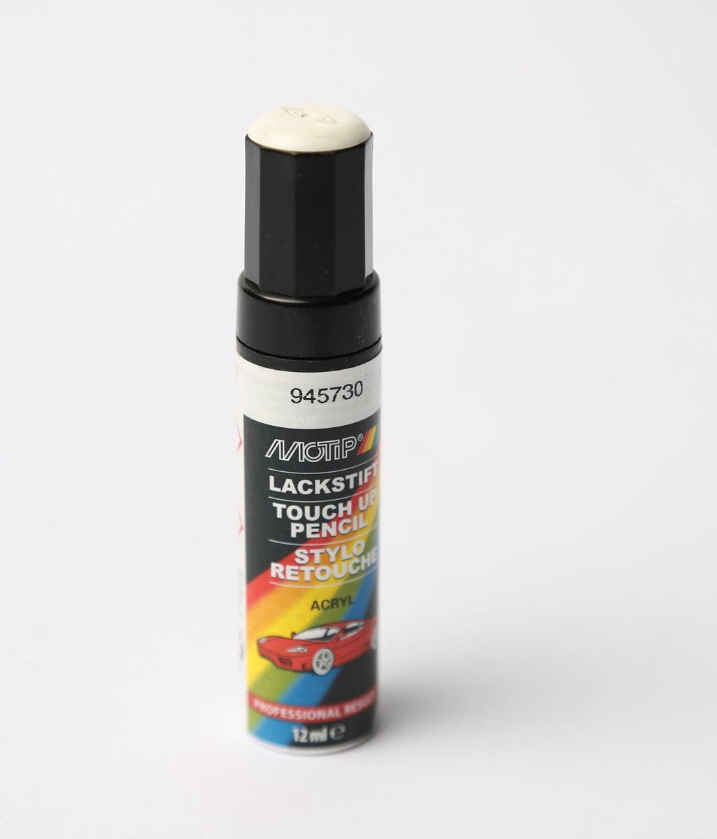 Motip 945730 - auto lakstift - wit - 12 ml