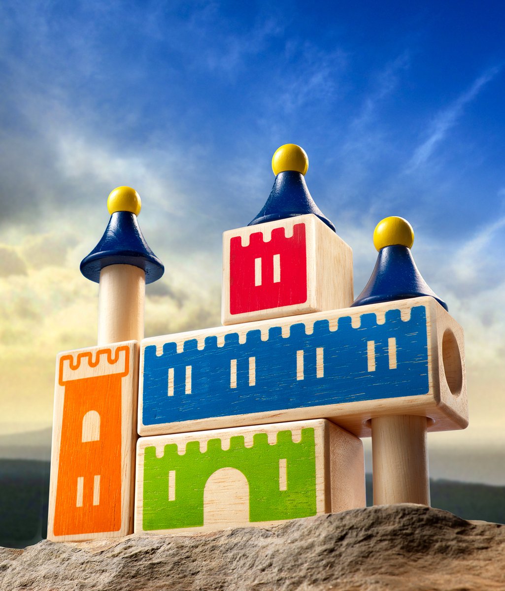 Smartgames castle logix - houten logisch denkspel - 48 ruimtelijke bouwuitdagingen - educatief solospel - vanaf 3 jaar