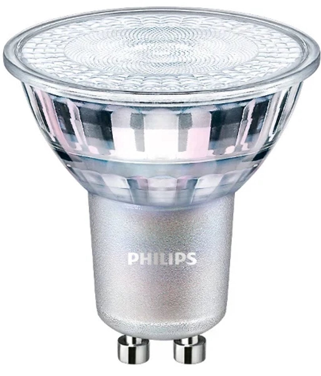 Philips led philips - master value ledspot gu10 par16 3.7w 355lm 36d - 922-927 dim to warm | beste kleurweergave - dimbaar - vervangt 50w