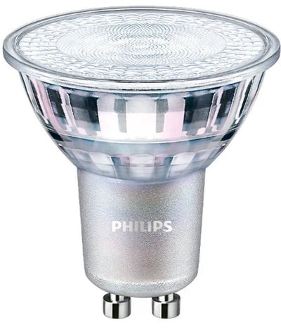 Philips LED Philips - Master Value Foco LED Gu10 Par16 3.7W 365lm 36D - 930 Blanco Cálido | mejor reproducción cromática - regulable - reemplaza 50w