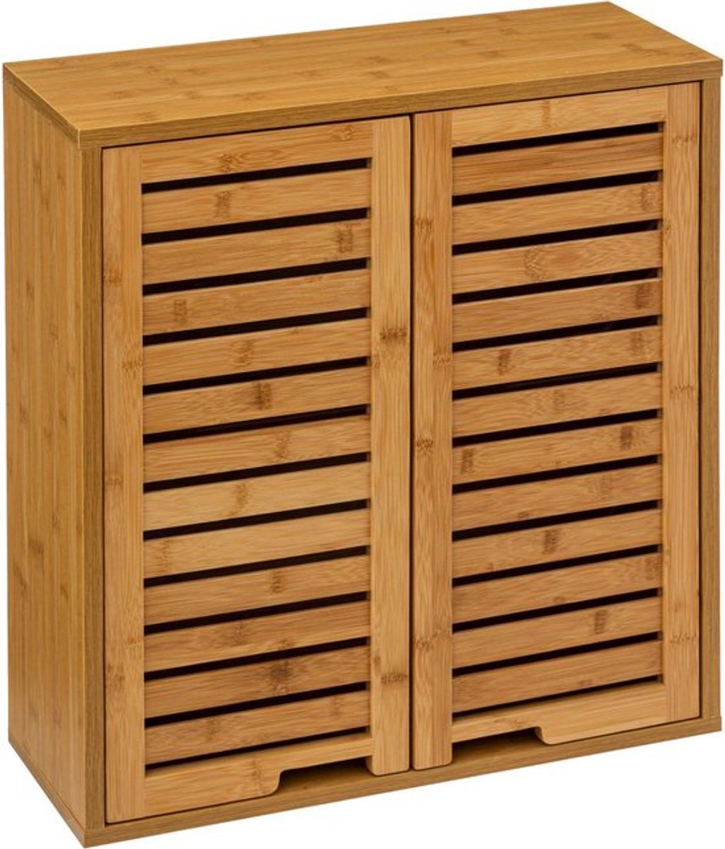 Sin marca sans marque 5five® sicela mueble de baño de pared colgante 52x59x20 cm - marrón