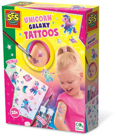 SES Unicorn Galaxy Tattoos