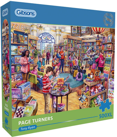 Gibsons - compelling books (page turners) - tony ryan - 500xl pieces - 68×49cm - jigsaw puzzle for adults