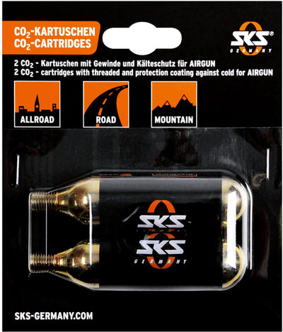 SKS luchtpatronen (2) 16gr. Airgun CO2