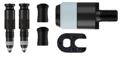 SCHWALBE CLIC CLICCOLO SV-SCV + Adattatore per la testa della pompa (set)