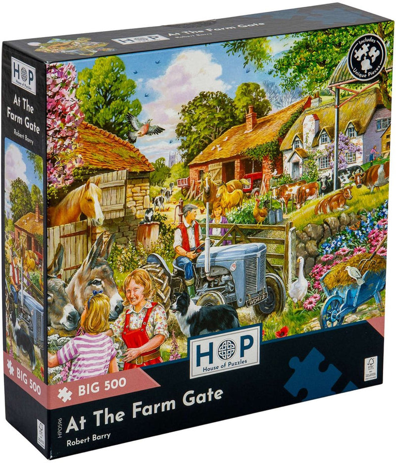 Puzzle Casa dei puzzle al cancello della fattoria 500 pezzi xl