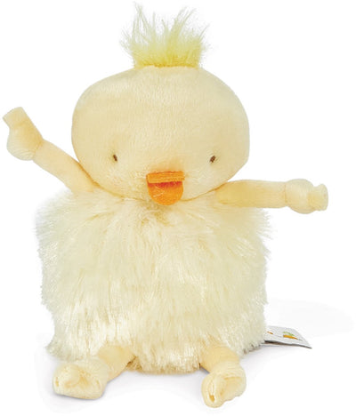 Conejitos de la bahía peluche roly poly peep - peluche - detalles bordados - pollito - 13 cm - amarillo