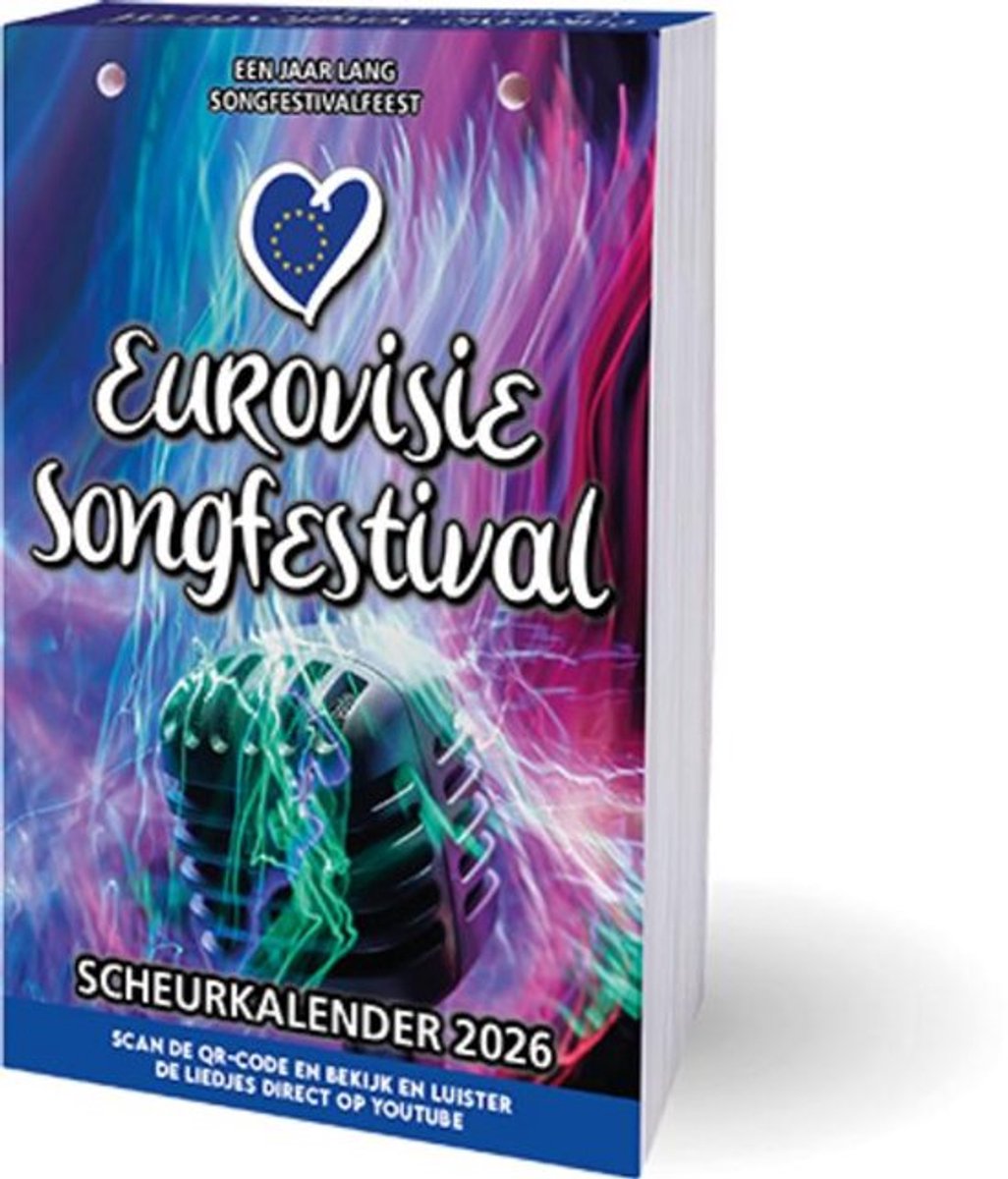 Interstat songfestival scheurkalender 2026
