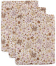 Paños hidrofílicos Jollein 15x20cm - hadas de flores - algodón - 3 piezas