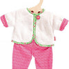 Chaqueta de muñecas reversible con pantalones, 28-35 cm