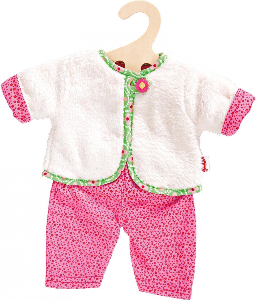 Chaqueta de muñecas reversible con pantalones, 28-35 cm