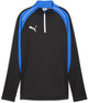 Maglia sportiva da donna Puma individualblaze 1 4 zip-top - nero-bianco-blu corsa