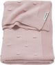 Coperta per culla Meyco Baby Knots - rosa - 75x100 cm - 1.0 tog