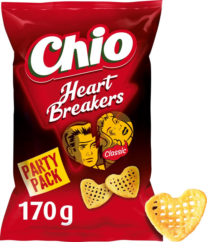 Chio heartbreakers classic party pack - 6 x 170 gram