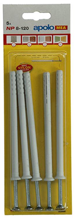 Celo 1015397 - 5 nylon nagelpluggen np 502666 8x120mm | 5 stuks