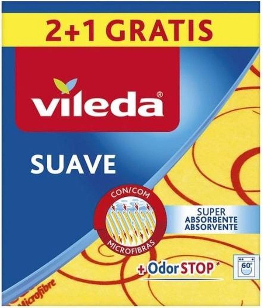 Vileda cloth yellow microfiber