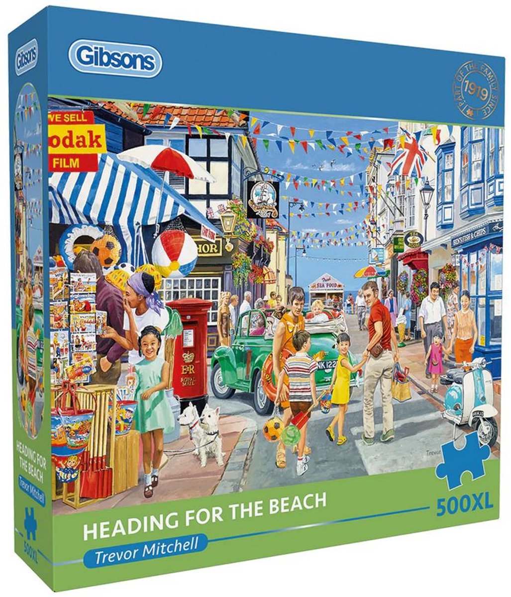 Gibsons - voce per la spiaggia (di trevor mitchell) - pezzi 500xl 68×49 cm (l×a) - puzzle per adulti
