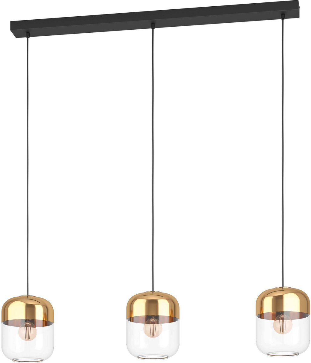 Eglo maryvilla hanglamp - e27 - 87 cm - goud zwart