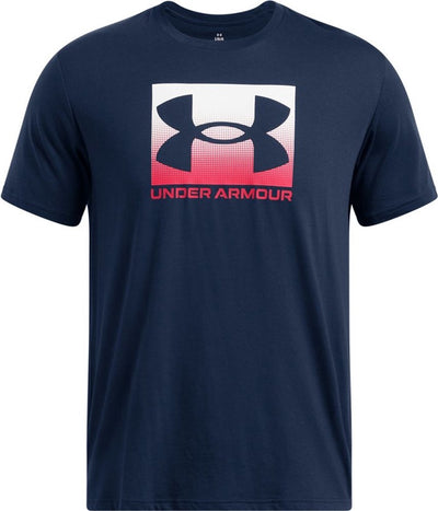 Camiseta deportiva para hombre Under Armour UA M Boxed Sports Updated SS-Blu - Academy - Rojo