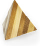 Eureka 3d Bamboo Brain Puzzle Piramid *