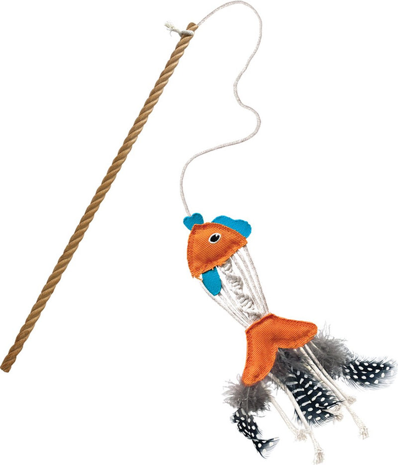 Kong Naturals Teaser Cat Rod Fish 91,5x12,5x0,5 cm