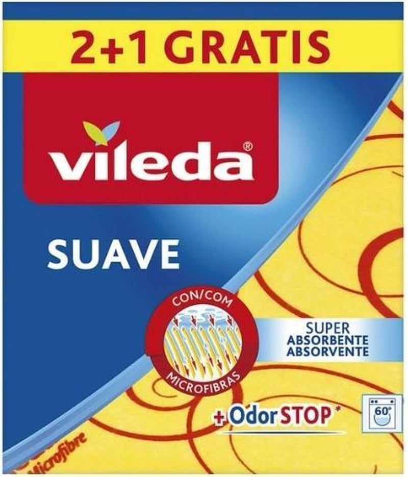 Panno Vileda in microfibra gialla