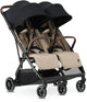 Deryan luxe rolo x2 v2 dubbele buggy - duo buggy - nougat