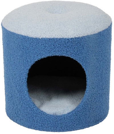 Coockoo casa per gatti casa felice blu