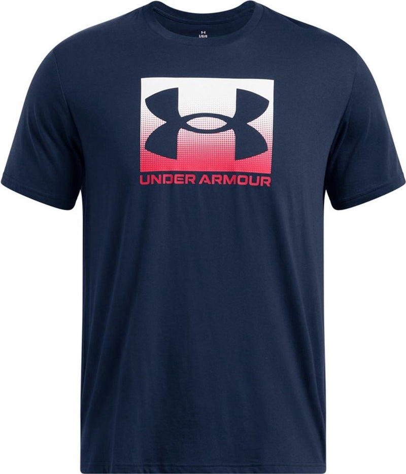 Maglia sportiva da uomo Under Armour UA M Boxed Sports Updated SS-Blu - Academy - Rossa