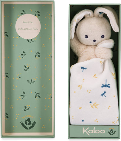 Kaloo - carre douceur - cuddle cloth - rabbit - white