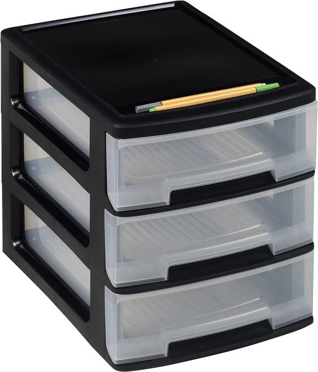 Curver Curver Deskade Block Babel A4 3x5 L Negro y transparente