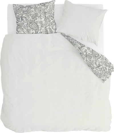 Walra dekbedovertrek perfect paisley - 200x220 - 100% katoen (bci) - off white