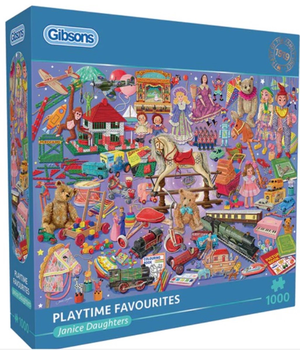 Gibsons - Playtime Favourites (by Janice Daughters) - 1000 pezzi 68×49 cm (l×a) - puzzle per adulti