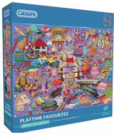 Gibsons - playtime favorites (by janice daughters) - 1000 pieces 68×49cm (w×h) - jigsaw puzzle for adults