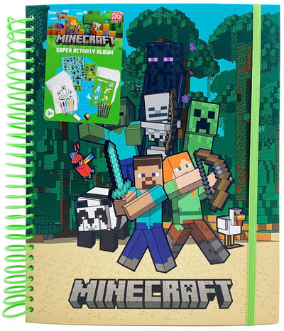 Minecraft Super Activity Book con pegatinas