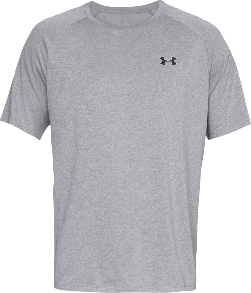Maglietta sportiva da uomo Under Armour UA Tech 2.0 SS Tee-Gry - Acciaio erica chiara - Nera